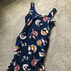 *NWT* Maternity Floral Printed Bodycon Tank Dress